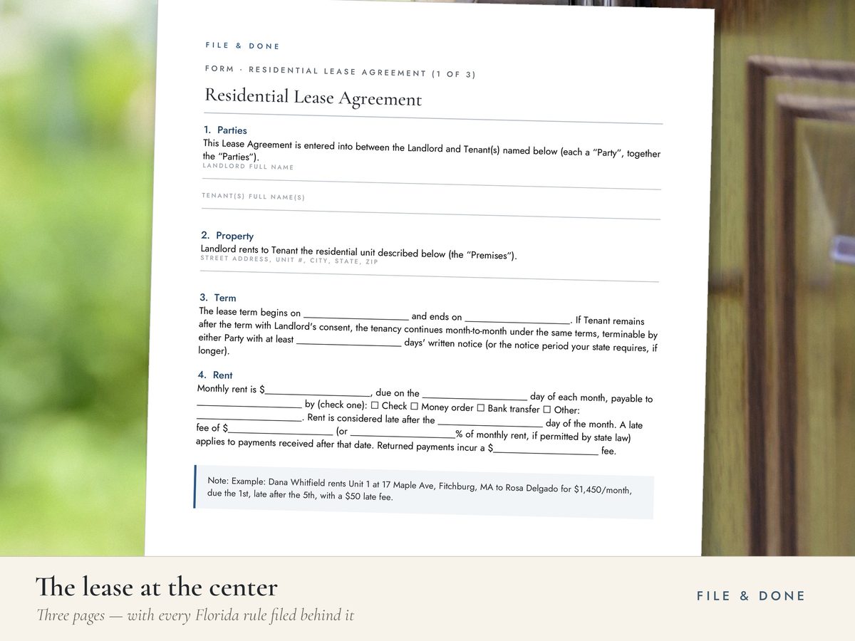 Florida Landlord Forms Bundle — image 3