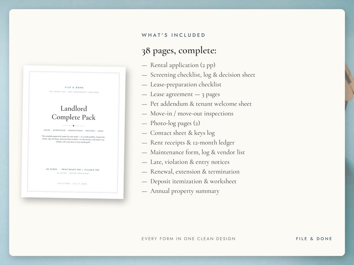 Landlord Complete Pack — image 2