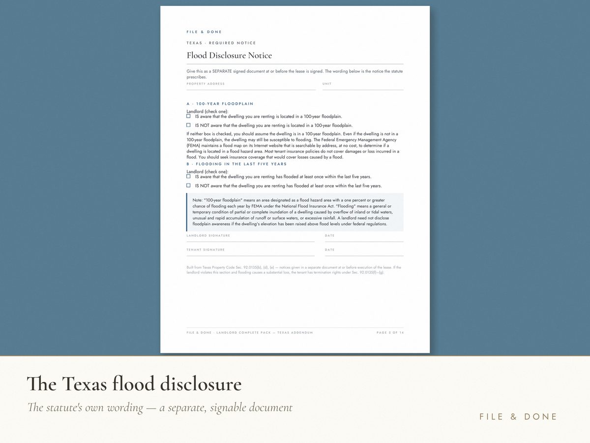 Texas Landlord Forms Bundle — image 3